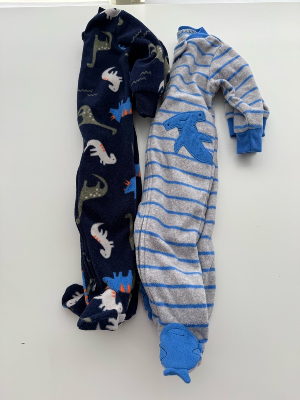 3-6M Carters Fleecy Footed Sleepers